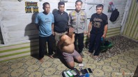 Digerebek di Sarangnya, Polsek Bagan Sinembah Bekuk Pengedar Sabu, Jaringan Pemasok Diburu
