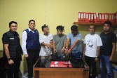 Razia Sarang Narkoba di Rohil, Enam Orang Diamankan dan 61 Gram Sabu Disita