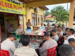 Jelang HUT Bhayangkara, Kapolsek Pujud Tekankan Disiplin Personel dan Perketat Pengawasan Konflik Agraria hingga Narkoba