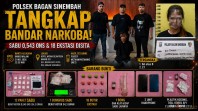 Kapolsek Bagan Sinembah Bongkar Markas Narkoba di Wisma, 0,543 Ons Sabu dan 18 Ekstasi Disita