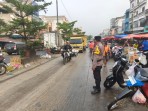 Strong Point Pagi Polsek Bagan Sinembah, Polisi Pastikan Arus Lalu Lintas Tetap Lancar