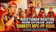 Tongkat Komando Inti Mahatidana PP Rohil Resmi Dipegang Ria Setiawan Nasution