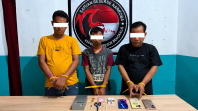 DPO Kasus Narkotika Sejak Februari Ditangkap di Bathin Solapan, Polres Bengkalis Amankan Tiga Terduga dan Sejumlah Barang Bukti