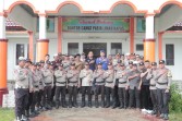 Kapolres Rohil Tegaskan Zero Narkoba Saat Perkenalkan 23 Personel Baru di Panipahan