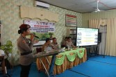 Srikandi Polwan Polres Rohil Sosialisasikan Program Kapolda Riau “Green Policing Generasi Gen Z” di SMAN 2 Tanah Putih