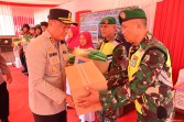 Kapolres Rohil Tinjau Pos Pam Balam KM 8, Pastikan Kesiapan Operasi Lilin 2025