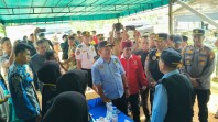 Bupati Bistamam Bersama Forkopimda Tinjau TPS Pemilihan Penghulu Serentak Rohil, Warga Diimbau Jaga Kondusivitas