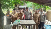 Sisir Lokasi Pekat, Polsek Pujud Temukan Bong dan Pasang Police Line