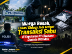 Warga Resah, Lokasi Diduga Jadi Tempat Transaksi Sabu di Seputaran PT Cisadane Diminta Ditindak