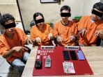 Satresnarkoba Polres Kampar Amankan Empat Terduga Pelaku, 13 Paket Sabu Disita