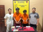Polres Rohil Tangkap Dua Pria dengan Barang Bukti Butiran Kristal Seberat 1,96 Gram