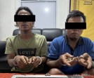 Digerebek di Lokasi Penjual Kayu, Dua Pria di Bathin Solapan Terciduk Diduga Gunakan Sabu