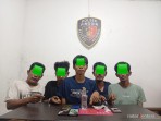 Polsek Pinggir Bongkar Dugaan Penyalahgunaan Narkotika di Talang Mandi, Lima Orang Diamankan