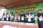 Polres Dumai Bongkar Dua Kasus Narkoba, 32 Kg Sabu dari Malaysia Diamankan