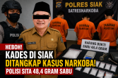 Kades ini Diciduk! Polisi Bongkar Jaringan Sabu, 48,4 Gram Disita dari Empat Tersangka