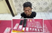 Digerebek Tengah Malam! Bandar Sabu 135,8 Gram Tumbang di Tangan Aparat, Polisi Buru Otak Jaringan