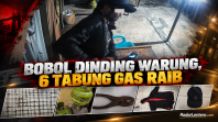 Bobol Dinding Warung, Residivis Narkoba di Dumai Ditangkap Usai Gas 3 Kg Raib