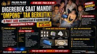 Digerebek Saat Mandi! “OMPONG” Tak Berkutik, 6 Paket Sabu Disembunyikan di Karung Beras di Pujud