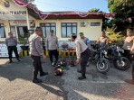 Cek Kesiapan Hadapi Karhutla, Kapolsek Bukit Kapur Pastikan Kendaraan Dinas dan Mesin Pemadam Siap Operasi