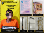 Diduga Curi Buah Sawit di Kebun Warga, Pria 37 Tahun Diamankan Polsek Bukit Kapur