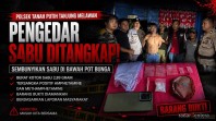HEBOH! Sempat Kabur, Pria di Rohil Tumbang “Barang Terlarang” Disembunyikan di Bawah Pot Bunga Terbongkar!