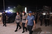 Kapolres Rohil Pimpin Langsung Patroli Malam Tim RAGA, Tegas Berantas Premanisme dan Geng Motor