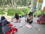 Sambangi Rumah Warga, Bhabinkamtibmas Melayu Besar Kota Ajak Masyarakat Jaga Kamtibmas dan Cegah Karhutla