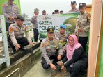 Dukung Green Policing, Polsek Bukit Kapur Tanam Bibit Matoa dan Kemiri di Puskesmas serta Kantor Tol Dumai