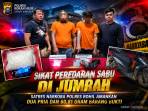 Sikat Peredaran Sabu di Jumrah, Satres Narkoba Polres Rohil Amankan Dua Pria dan 60,81 Gram Barang Bukti