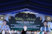 Tabligh Akbar Bersama UAS di Mapolres Rohil, Kapolres Ajak Warga Jaga Lingkungan