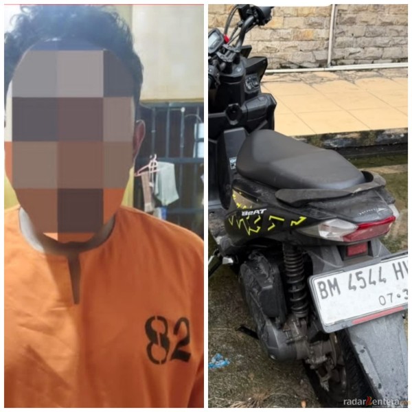 Polres Dumai Ungkap Dugaan Pencurian Motor, Tersangka Diamankan di Deli Serdang