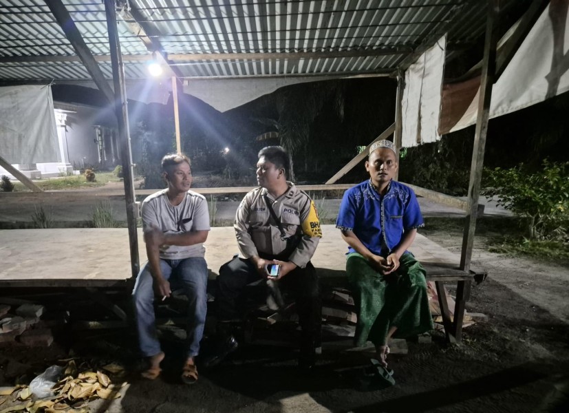 Polsek TPTM Ajak Warga Aktifkan Kembali Satkamling, Warga Diminta Bersama Jaga Kamtibmas