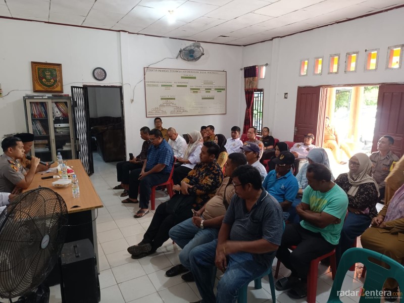 Kapolsek Bagan Sinembah Turun Langsung! Tokoh Masyarakat Dikumpulkan, Bahas Narkoba hingga Ancaman Hoaks