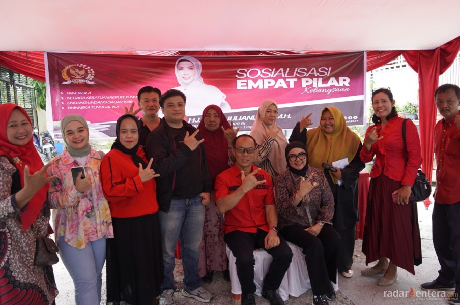 Hj. Dewi Juliani Tekankan Bahaya Hoaks dalam Sosialisasi Empat Pilar Kebangsaan di Pekanbaru