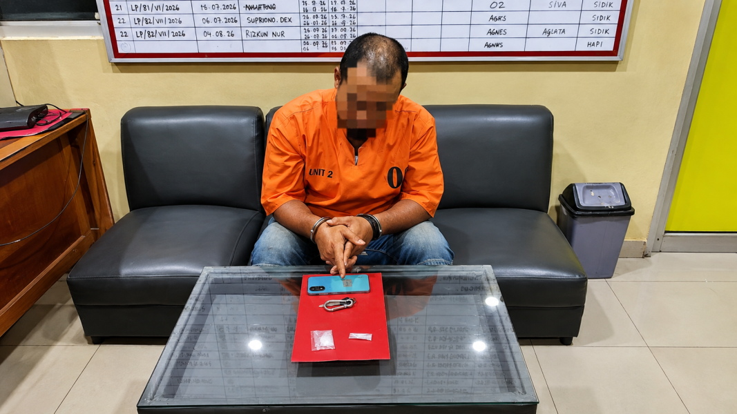 Satresnarkoba Polres Dumai Ungkap Dugaan Peredaran Narkotika, Pria 39 Tahun Diamankan Bersama Dua Paket Sabu