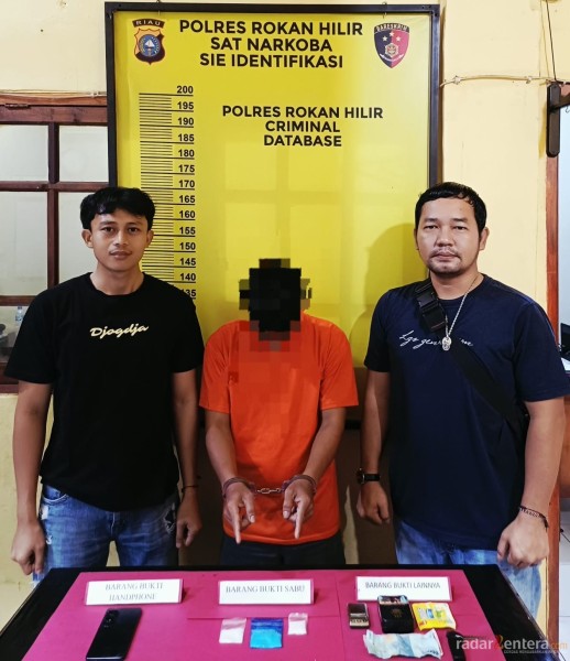 Sat Res Narkoba Polres Rohil Ungkap Kasus Sabu 23,2 Gram di Tanah Putih