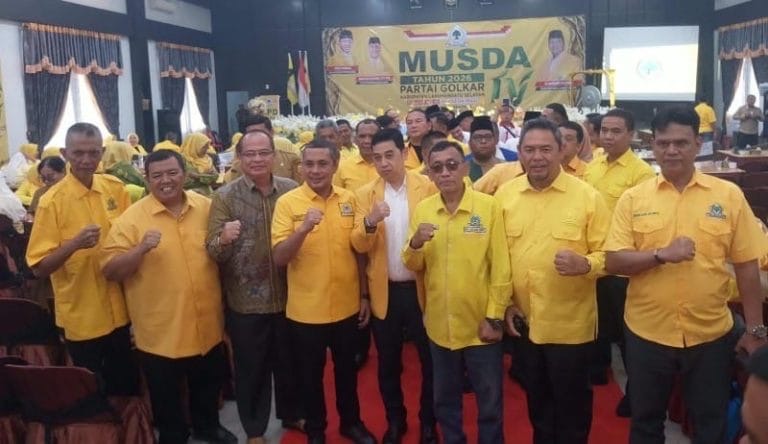 Musda IV Golkar Labusel: M. Romadon Kembali Terpilih sebagai Ketua Secara Aklamasi