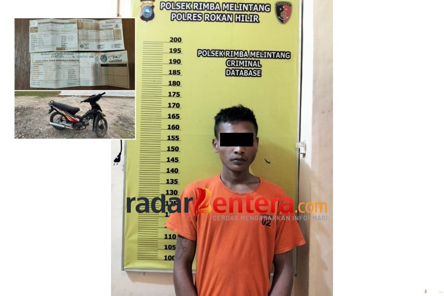 Polsek Rimba Melintang Ungkap Kasus Penggelapan Sepeda Motor di Area Perkebunan Sawit