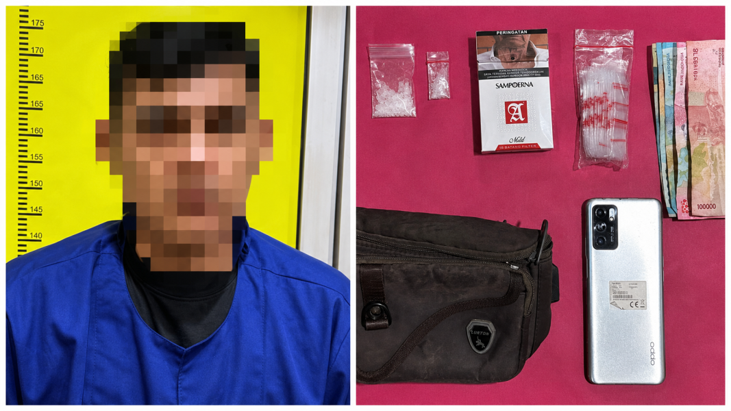 Satresnarkoba Polres Dumai Ungkap Dugaan Peredaran Sabu di Bukit Kapur, 1,72 gram Butiran Kristal Diamankan
