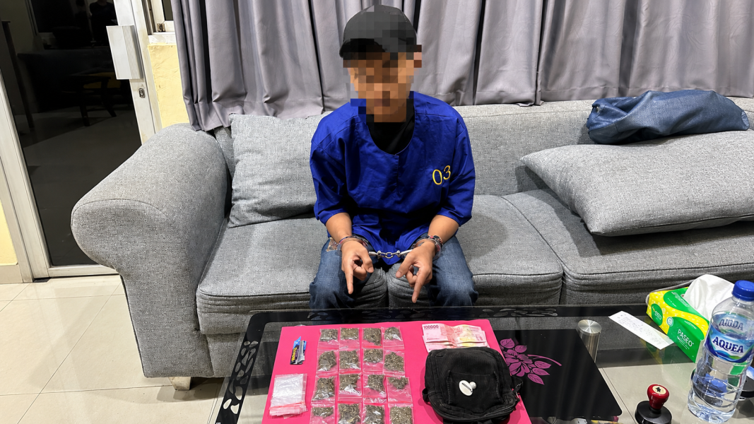 Satresnarkoba Polres Dumai Ungkap Dugaan Peredaran Ganja Kering, Seorang Pemuda Diamankan dengan 16 Paket Barang Bukti