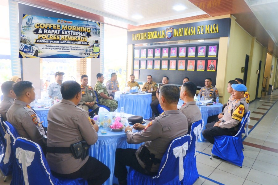 Polres Bengkalis Perkuat Sinergi Lintas Sektor, Operasi Patuh Lancang Kuning 2026 Berlangsung 14 Hari