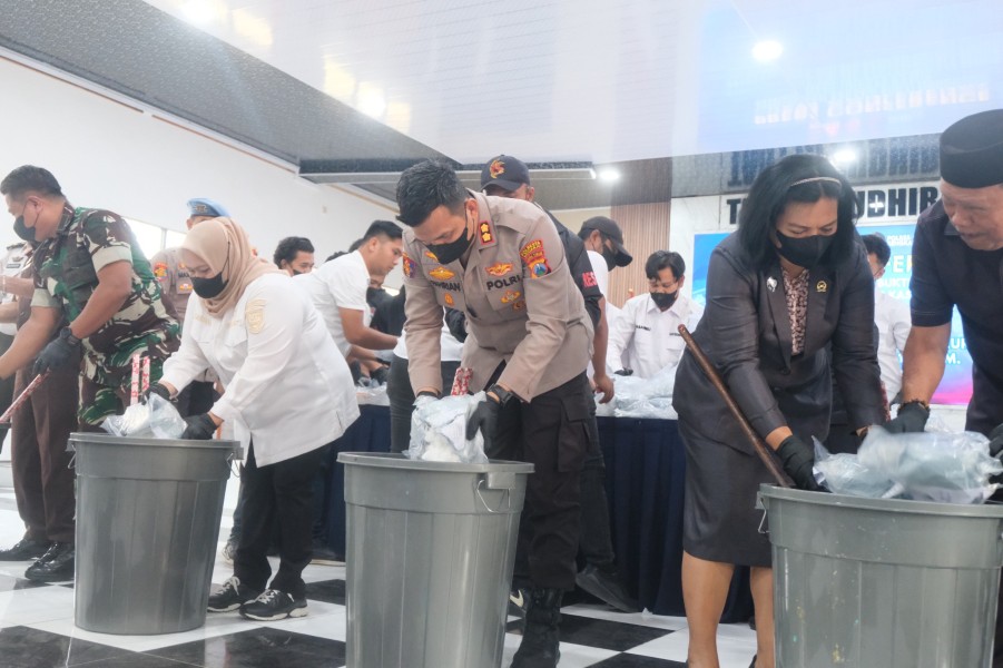 Polres Bengkalis Musnahkan 68,6 Kg Sabu, Cegah Peredaran Narkotika Senilai Rp68 Miliar