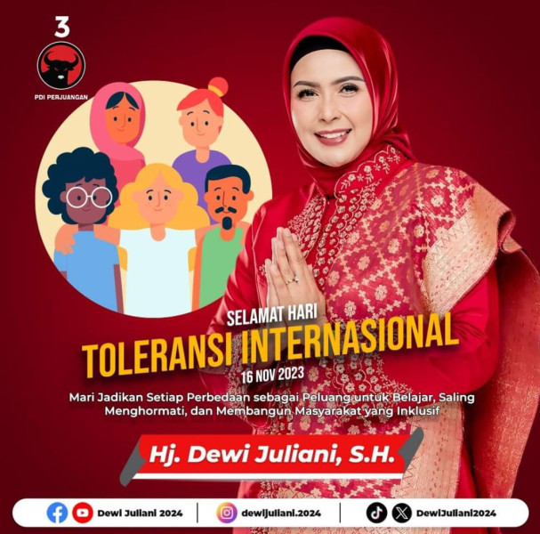 Dewi Juliani: Hari Toleransi Internasional Momentum Kampanyekan Sikap Saling Menghargai