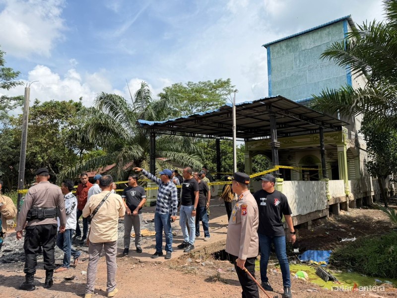 Cooling System Pasca Aksi Anarkis, Kapolres Rohil dan Wakil Bupati Turun Langsung Temui Masyarakat Panipahan