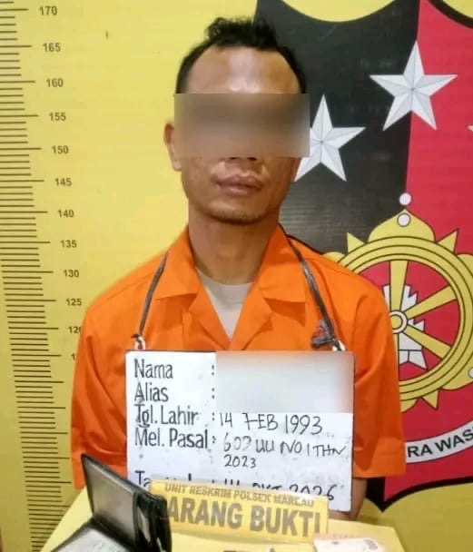 Komitmen Berantas Narkoba, Polsek Marbau Amankan Pria Diduga Miliki Sabu 0,15 Gram