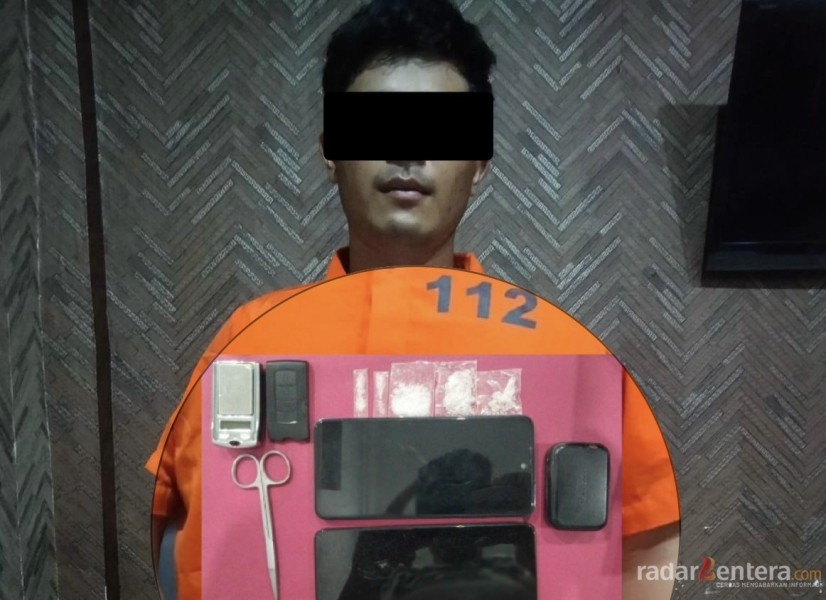 Gagal Kabur! Pengedar Sabu 4,21 Gram Dibekuk Polisi di Bantan Lewat Penggerebekan Dramatis