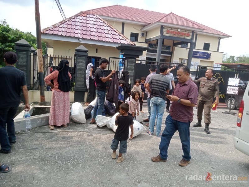 Polres Bengkalis Serahkan 15 Warga Rohingya, Pihak Rudenim Pekanbaru Belum Teken Berita Acara?