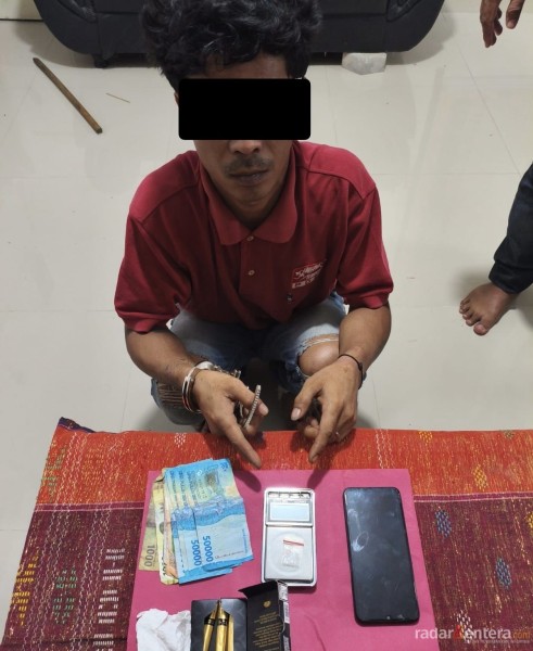 Polsek Mandau Berhasil Ungkap Kasus Peredaran Narkotika di Simpang Padang, Satu Pria Diamankan