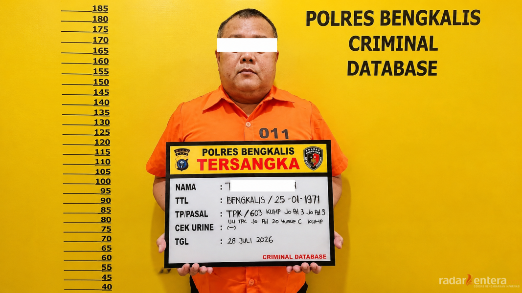 Diduga Rugikan Negara Rp1,42 Miliar, Tersangka Kasus Korupsi Dana Satpol PP Bengkalis Ditahan
