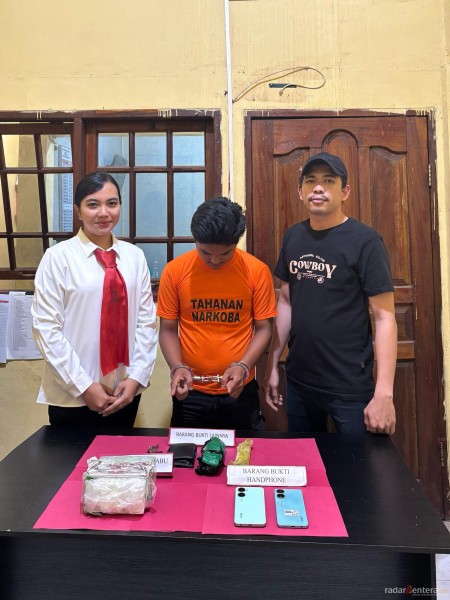 Satresnarkoba Polres Rohil Gagalkan Peredaran Sabu Seberat 1 Kg Lebih, Satu Tersangka Diamankan